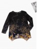 Reindeer Printed Jersey Knit Fashion Top 